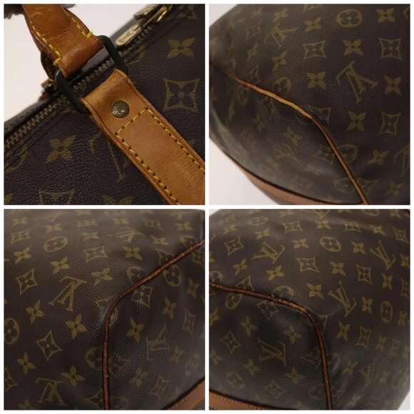 LOUIS VUITTON Monogram Keepall Bandouliere 55 Boston Bag - Picture 12 of 16